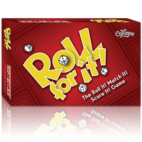 2!CLP123 Roll for It Dice Game: Red Edition published by Calliope Games