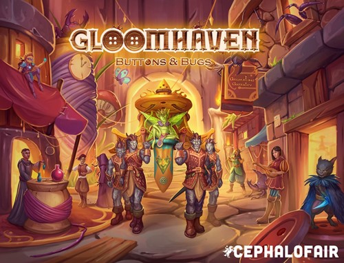 2!CPH1001 Gloomhaven: Buttons And Bugs Board Game published by Cephalofair Games