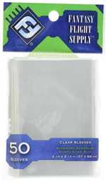 50 Standard American Board Game Sleeves Pack 56mm x 87mm