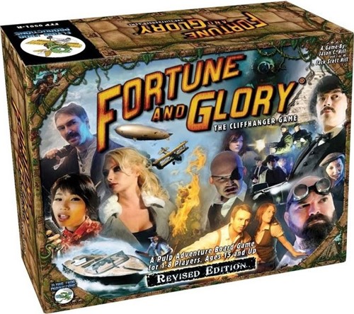 FFP0501R Fortune And Glory: The Cliffhanger Board Game Revised Edition published by Flying Frog Productions