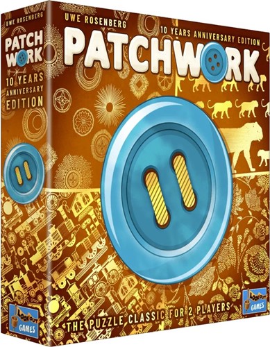 LOG0179 Patchwork Board Game: 10th Anniversary Edition published by Lookout Spiele