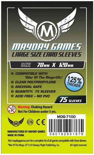 Mayday Large Size Card Sleeves 70mm x 120mm