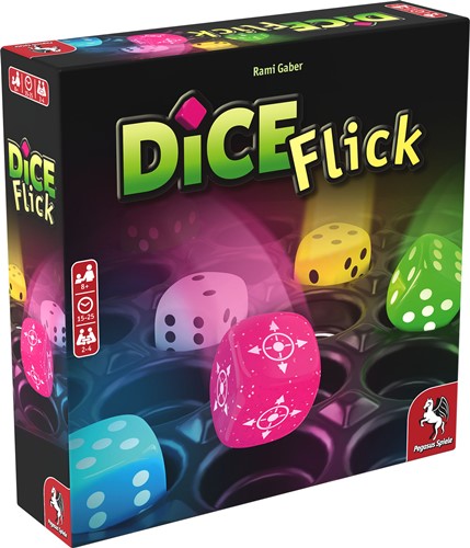 PEG52155G Dice Flick Game published by Pegasus Spiele