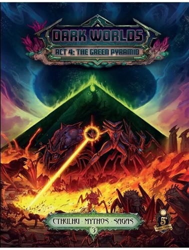 2!PETCMRPG34 Dungeons And Dragons RPG: Cthulhu Mythos Saga 3: Dark Worlds Act 4: The Green Pyramid published by Petersen Entertainment