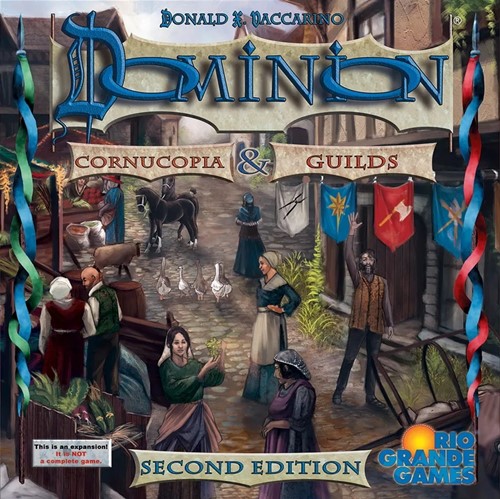 RGG665 Dominion Card Game: 2nd Edition: Cornucopia And Guilds Expansion published by Rio Grande Games