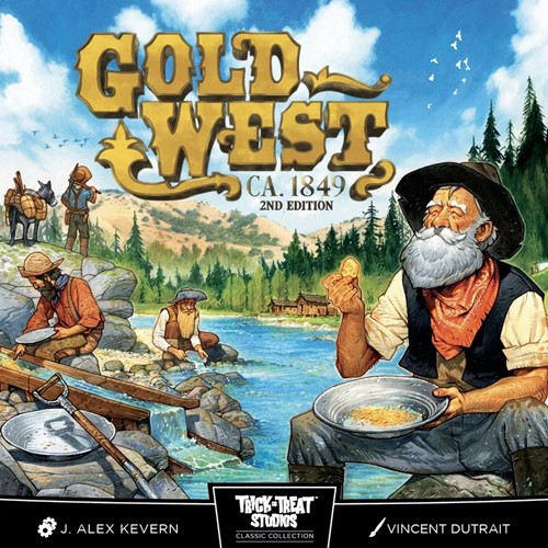 TPQGWB01 Gold West Board Game: 2nd Edition published by Trick Or Treat Games