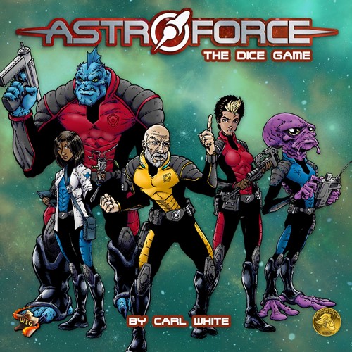 2!WFGASF001 Astroforce Dice Game published by Word Forge Games