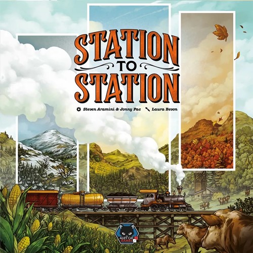 2!ACG090 Station To Station Board Game published by Alley Cat Games