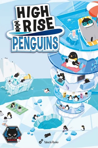 3!ACG093 High Rise Penguins Board Game published by Alley Cat Games