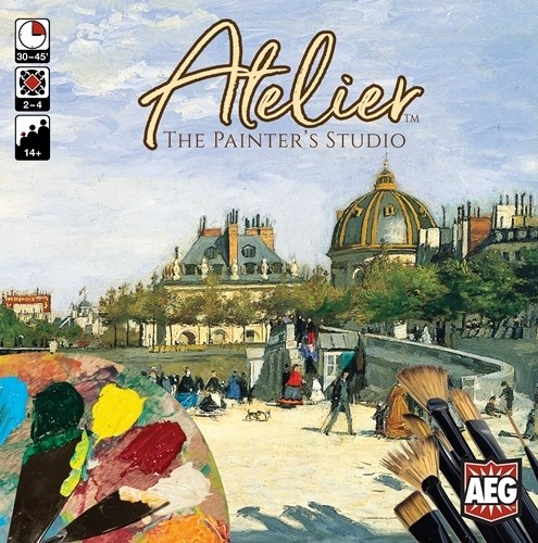 AEG7041 Atelier Board Game: The Painter's Studio published by Alderac Entertainment Group