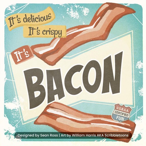 2!ALLGMEBA Bacon Card Game published by Allplay