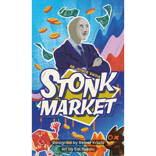 ALLGMESTMA Stonk Market Board Game published by Allplay