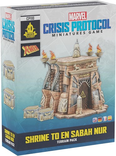 3!AMGCP110 Marvel Crisis Protocol Miniatures Game: Shrine To En Sabah Nur Terrain Pack published by Atomic Mass Games