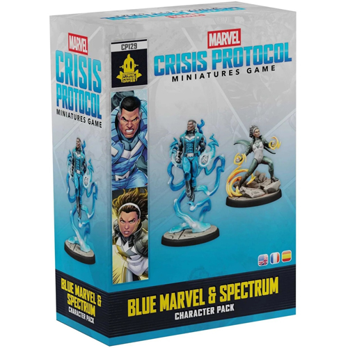 AMGCP129 Marvel Crisis Protocol Miniatures Game: Blue Marvel And Spectrum published by Atomic Mass Games