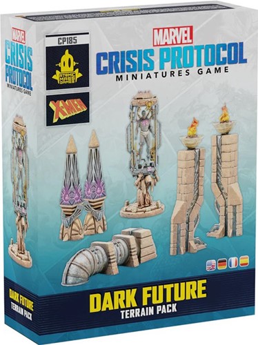 2!AMGCP185 Marvel Crisis Protocol Miniatures Game: Dark Future Terrain Pack published by Atomic Mass Games