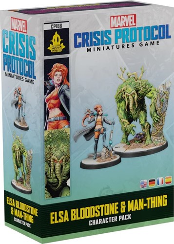 3!AMGCP186 Marvel Crisis Protocol Miniatures Game: Elsa Bloodstone And Man-Thing Pack published by Atomic Mass Games