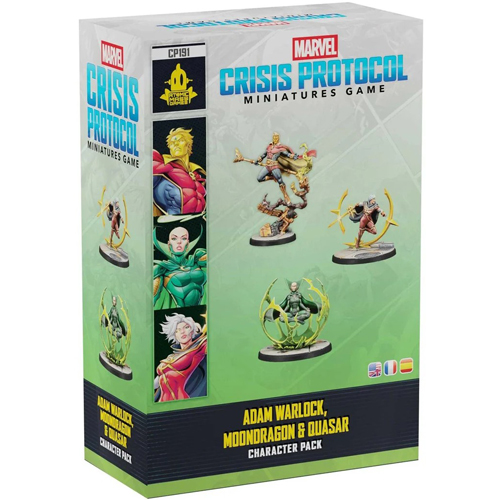 AMGCP191 Marvel Crisis Protocol Miniatures Game: Adam Warlock, Moondragon, Quasar Character Pack published by Atomic Mass Games