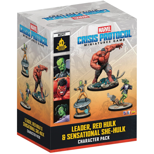 AMGMCP17 Marvel Crisis Protocol Miniatures Game: Leader, Red Hulk, And Sensational She-Hulk published by Atomic Mass Games