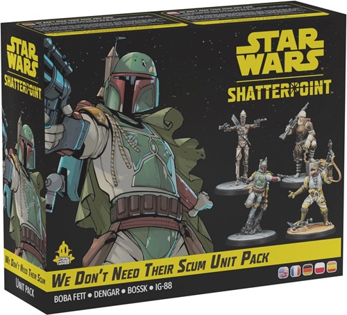 3!AMGSWP25 Star Wars: Shatterpoint: We Don't Need Their Scum Squad Pack published by Atomic Mass Games