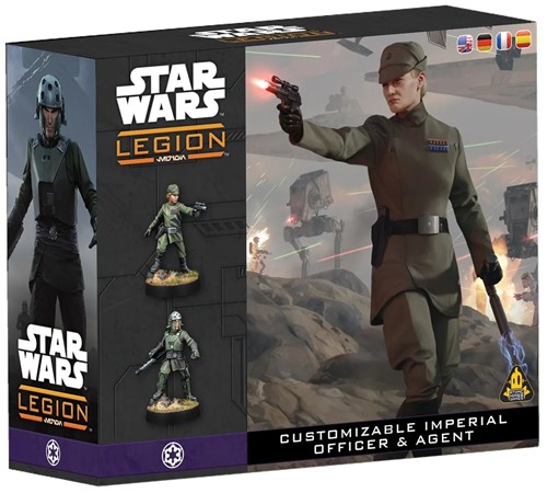 2!AMGSWQ09 Star Wars Legion: Customisable Imperial Officer And Agent published by Atomic Mass Games