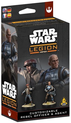2!AMGSWQ13 Star Wars Legion: Customisable Rebel Officer And Agent published by Atomic Mass Games