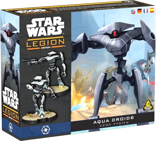 3!AMGSWQ136 Star Wars Legion: Aqua Droids Expansion published by Atomic Mass Games