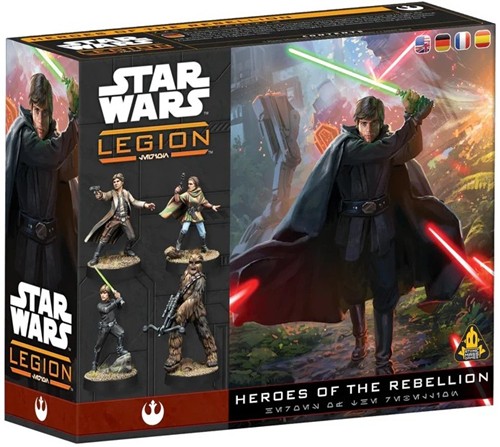 2!AMGSWQ14 Star Wars Legion: Heroes Of The Rebellion Character Pack published by Atomic Mass Games