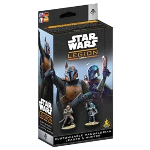 AMGSWQ152 Star Wars Legion: Customisable Mandalorian Leader And Hunter published by Atomic Mass Games