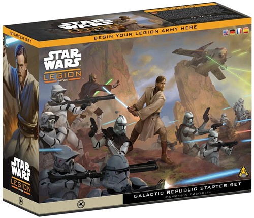 2!AMGSWQ19 Star Wars Legion: Galactic Republic Starter Set published by Atomic Mass Games