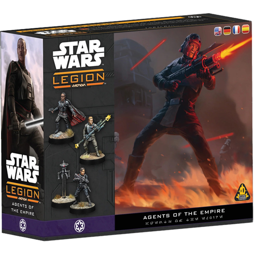 AMGSWQ203 Star Wars Legion: Agent Kallus Iden Versio ID10 And Moff Gideon published by Atomic Mass Games