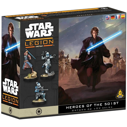 AMGSWQ21 Star Wars Legion: Heroes of the 501st Character Pack published by Atomic Mass Games