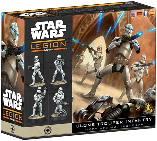 2!AMGSWQ24 Star Wars Legion: Clone Troopers Infantry published by Atomic Mass Games