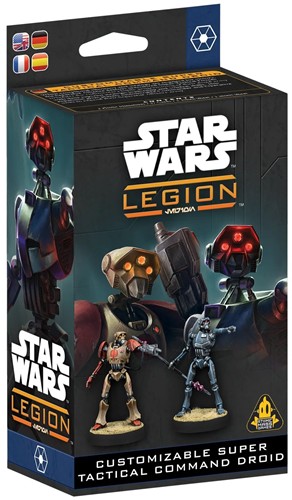 2!AMGSWQ29 Star Wars Legion: Customisable Super Tactical Command Droid published by Atomic Mass Games