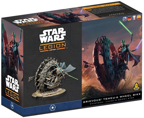 2!AMGSWQ31 Star Wars Legion: General Grievous TSMEU-6 Wheel Bike published by Atomic Mass Games