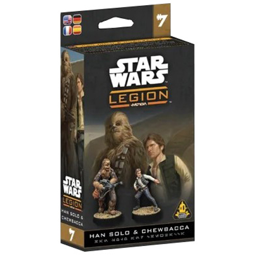 AMGSWQ57 Star Wars Legion: Hans Solo And Chewbacca published by Atomic Mass Games