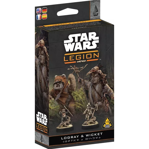 AMGSWQ74 Star Wars Legion: Logray And Wicket Commander Expansion published by Atomic Mass Games