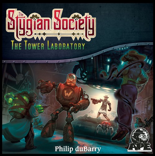 APE3310 The Stygian Society Board Game: The Tower Laboratory published by Ape Games
