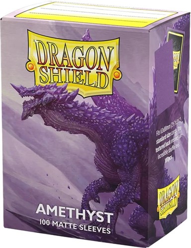 2!ARCT11060 100 x Amethyst Matte Standard Card Sleeves 63.5mm x 88mm (Dragon Shield) published by Arcane Tinmen