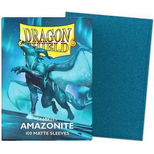 3!ARCT11062 100 x Sparkles Amazonite Matte Standard Sleeves published by Arcane Tinmen