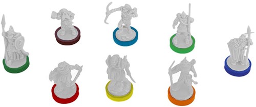 3!AREWOTR023 War Of The Ring Board Game: Colored Plastic Rings - Core Set published by Ares Games