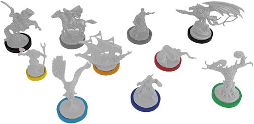 3!AREWOTR024 War Of The Ring Board Game: Colored Plastic Rings - Expansions published by Ares Games