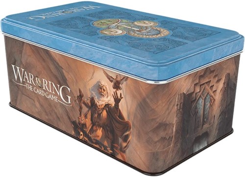 3!AREWOTR155 War Of The Ring: The Card Game Free Peoples Card Box And Sleeves (Radagast Version) published by Ares Games