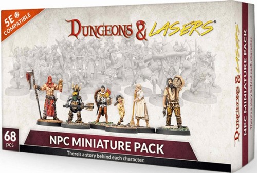 2!ARSDNL0043 Dungeons And Lasers: NPC Miniature Pack published by Archon Studio