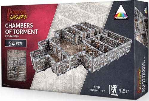 3!ARSDNL0091 Dungeons And Lasers: Prismacast Prepainted Chambers Of Torment published by Archon Studio