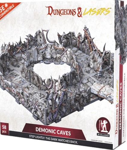 3!ARSDNL0116 Dungeons and Lasers: Demonic Caves published by Archon Studio