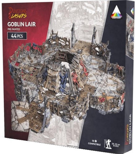 ARSDNL0125 Dungeons And Lasers: Goblin Lair Pre-Painted published by Archon Studio