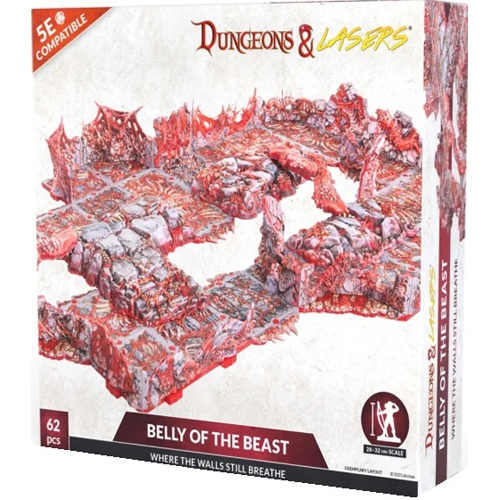 3!ARSDNL0138 Dungeons and Lasers: Belly Of The Beast published by Archon Studio