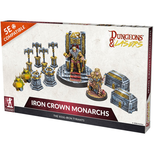 ARSDNL0152 Dungeons And Lasers: Iron Crown Monarchs published by Archon Studios