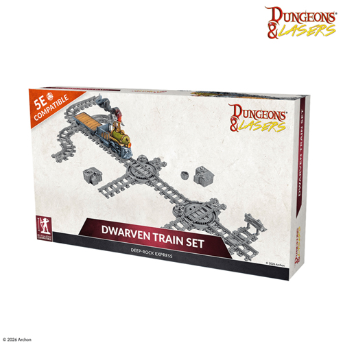 ARSDNL0153 Dungeons And Lasers: Dwarven Train Set published by Archon Studios