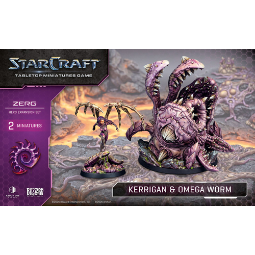 ARSSCMG0011 Starcraft Miniatures Game: Zerg: Primal Kerigan Hero Expansion Set published by Archon Studios